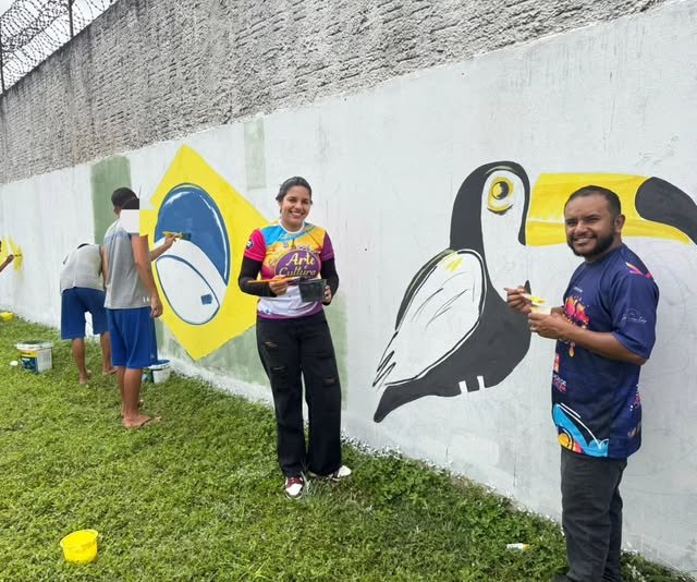 Oficina de Pintura Orgânica – Socioeducativo